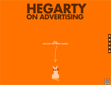 Tablet Screenshot of hegartyonadvertising.com